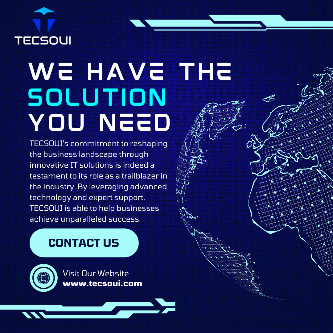 We Have The Solution You Need